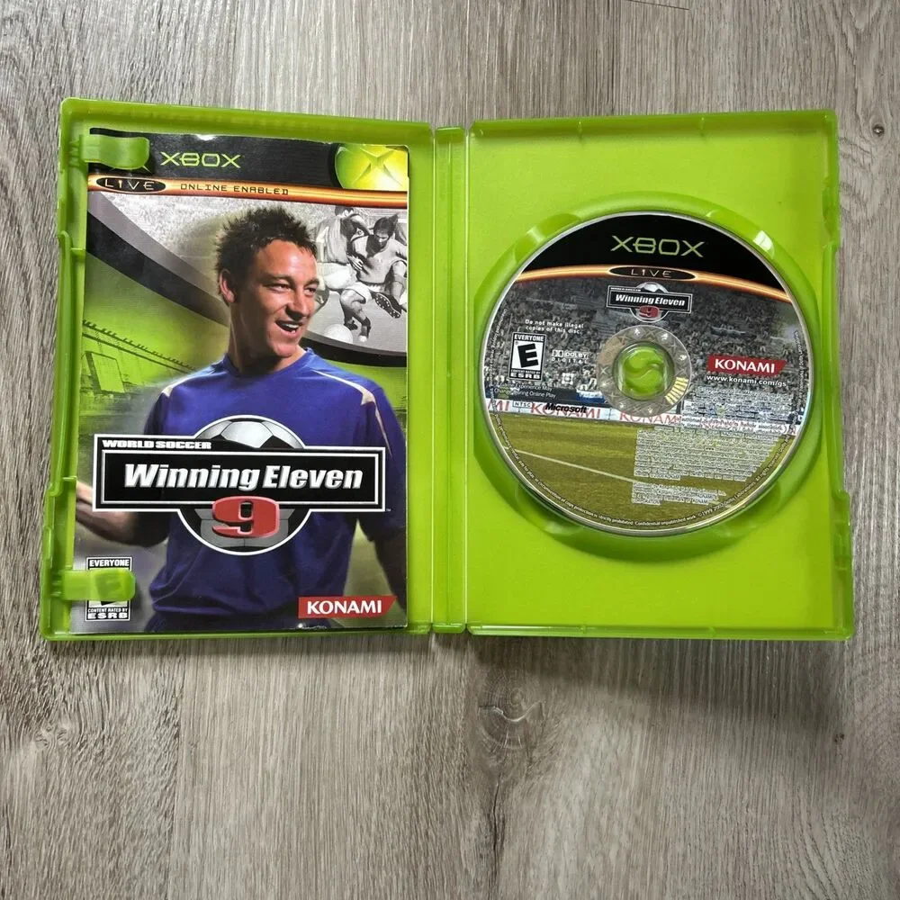 World Soccer: Winning Eleven 9 Microsoft Xbox Complete w/ Manual Tested Works